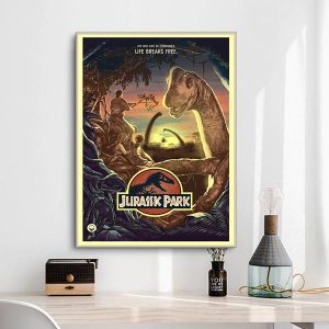 poster jurassic park vintage 2