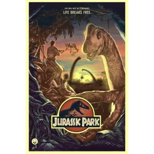 poster jurassic park vintage 2