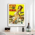 locandina del film lattacco della donna di 50 piedi