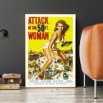 locandina del film lattacco della donna di 50 piedi