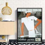 poster lacoste vintage