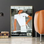poster lacoste vintage