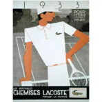 poster lacoste vintage