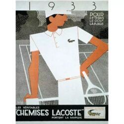 poster lacoste vintage