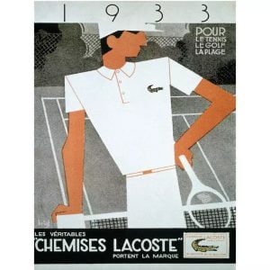 poster lacoste vintage