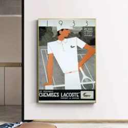 poster lacoste vintage