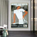 poster lacoste vintage