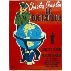 poster il dittatore chaplin