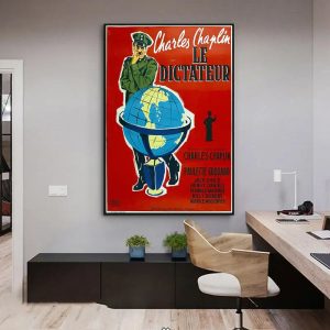 poster il dittatore chaplin