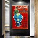 poster il dittatore chaplin