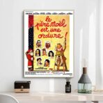poster babbo natale e spazzatura