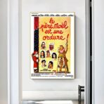 poster babbo natale e spazzatura