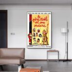 poster babbo natale e spazzatura