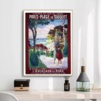 poster le touquet vintage 2
