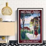 poster le touquet vintage 2