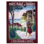 poster le touquet vintage 2