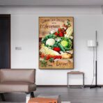 poster di verdure vintage 1
