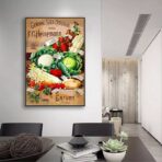 poster di verdure vintage 1