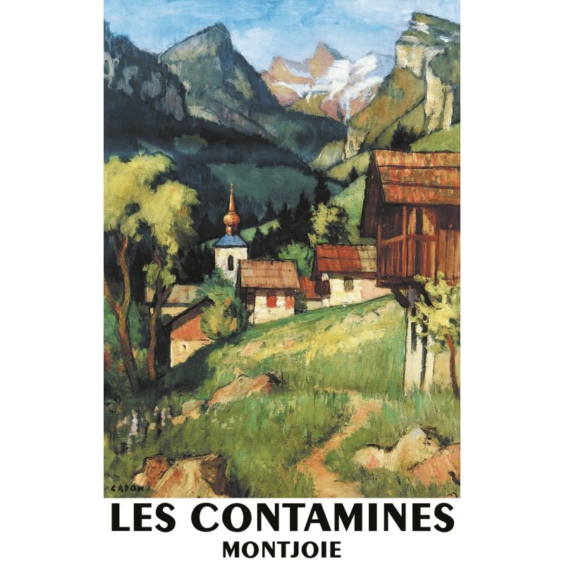 poster les contamines montjoie 2 poster les contamines montjoie 2