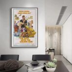poster luomo con la pistola doro