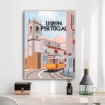 poster lisbona vinage