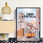 poster lisbona vinage