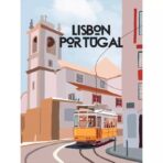 poster lisbona vinage