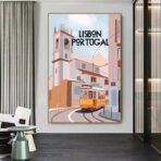poster lisbona vinage