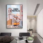 poster lisbona vinage