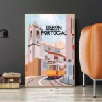 poster lisbona vinage