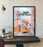 poster lisbona vinage