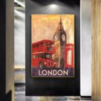 poster vintage londra 1