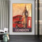 poster vintage londra 1