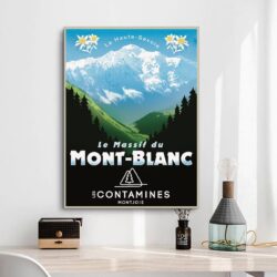 poster monte bianco