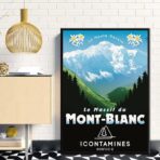 poster monte bianco