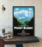poster monte bianco