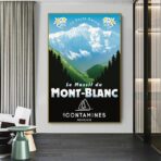 poster monte bianco