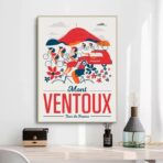 poster mont ventoux vintage 2