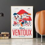 poster mont ventoux vintage 2