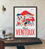 poster mont ventoux vintage 2