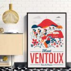 poster mont ventoux vintage 2