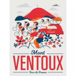 poster mont ventoux vintage 2