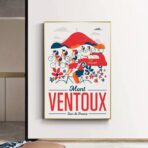 poster mont ventoux vintage 2