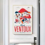 poster mont ventoux vintage 2