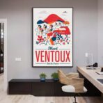 poster mont ventoux vintage 2