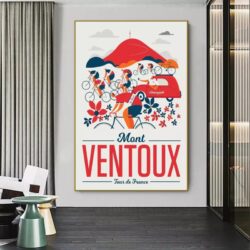 poster mont ventoux vintage 2