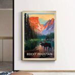 poster vintage di montagna