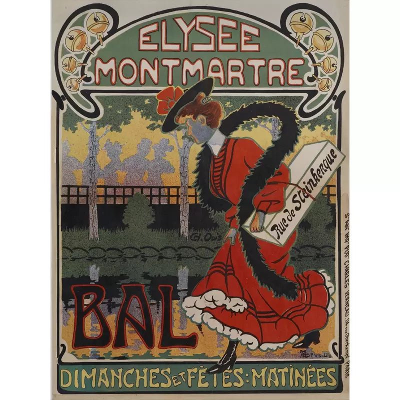 poster montmartre vintage 2 poster montmartre vintage 2