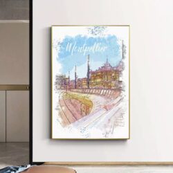 poster montpellier vintage 2