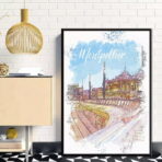 poster montpellier vintage 2